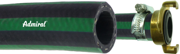 KLOTZ Gummi-Wasserschlauch Admi®Flow 1/2" - 40m Sys. GEKA®mS