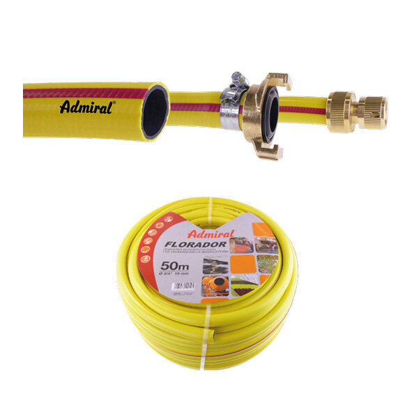 Klotz PVC-Wasserschlauch Admiral®Florador 1510 gelb, 3-Lagen, verwindungsfrei