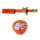 KLOTZ PVC-Wasserschlauch Admi®Flash 1514 leuchtorange, 4-lagig, verwindungsfrei