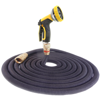 KLOTZ Flex-Wasserschlauch 1526 Admi®Garden Flex, dehnbar auf 3-fache Länge, mit Messinganschlüssen