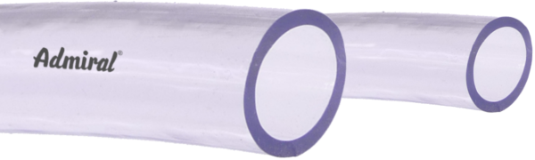 KLOTZ PVC-Wasserschlauch Admi®Clear 1601 transparent, ohne Einlage, lebensmittelecht, drucklos
