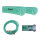 KLOTZ PVC Saug- und Druckschlauch 1815 Admi®Verde transparent grün, mit Hart-PVC-Spirale, temperaturbeständig -10 °C bis +60 °C