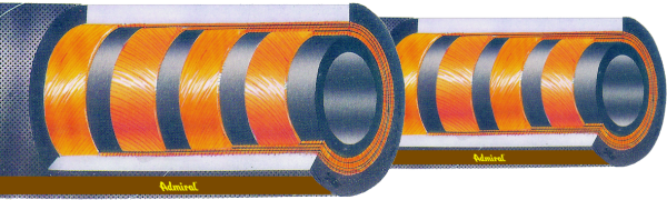 KLOTZ Abtriebfester Schlauch Admi®Mörtel 25x7,0mm - 10m kompl. eingebunden