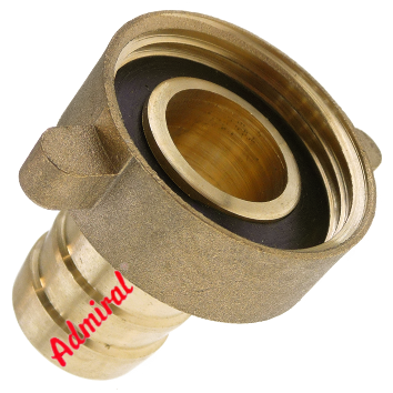 KLOTZ Schlauchverbindung Admi®Connect 2/3 114 Messing, zweiteilig, PN16