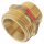 KLOTZ Schraubverbindung Admi®Fit mS Reduzier-Doppelnippel 116e Messing, flachdichtend, PN 25