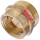 KLOTZ Admi®Fit Schraubverbindung Reduzierstück 116f Messing, Innengewinde - Außengewinde, flachdichtend, PN 25