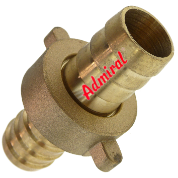 KLOTZ Schlauchverbindung Admi®Connect 3/3, 2x25mm, Gewinde 1 1/4"