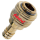 KLOTZ Druckluft Steckkupplung 140a Admi®AirStick M Messing mit Schlauchtülle, DN 7,2, einseitig absperrend