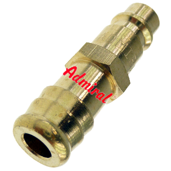 KLOTZ Druckluft Steckkupplung 140b Admi®AirStick V mit Schlauchtülle, Messing, DN 7,2, PN 35