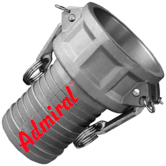 KLOTZ Kamlok Kupplung 1024c Typ C Aluminium, mit Tülle, NBR-Dichtung