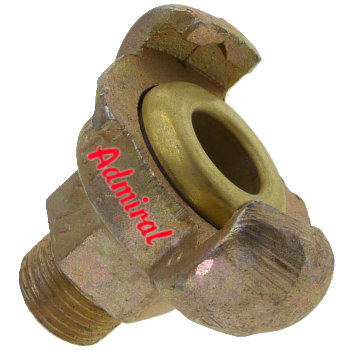 Klotz Druckluft-Klauenkupplung 1038c Admi®AirQuick Gewindestück Temperguss, Nockenweite 42 mm, Außengewinde ISO 228