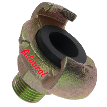 KLOTZ Druckluft Klauenkupplung 1039c Admi®AirQuick AG, Temperguss, Nockenweite 42 mm
