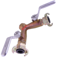 Klotz Druckluft-Doppelhahn 1039h Admi®AirQuick...