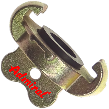 KLOTZ Druckluft Klauenkupplung Admi®AirQuick Endkappe 1039m Temperguss ohne Kette, DIN 3489, Nockenweite 42 mm