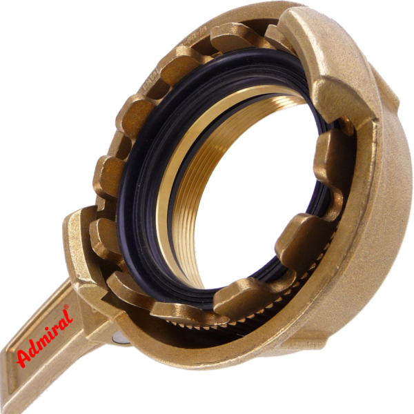 KLOTZ Admi®TWK Tankwagenkupplung 1041mk Messing M-Kupplung, EN 14420-6, mit NBR-Dichtung