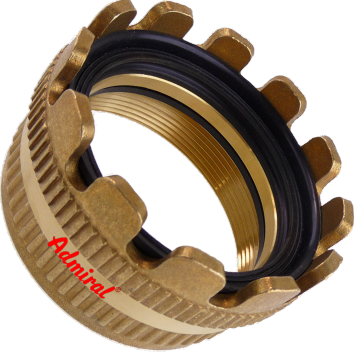 KLOTZ Tankwagenkupplung 1041mr Admi®TWK Messing mit Kronenring, EN 14420-6