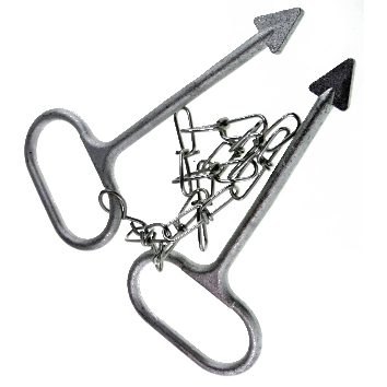 KLOTZ Storz-Schlüssel Schachthaken 1030s mit Kette
