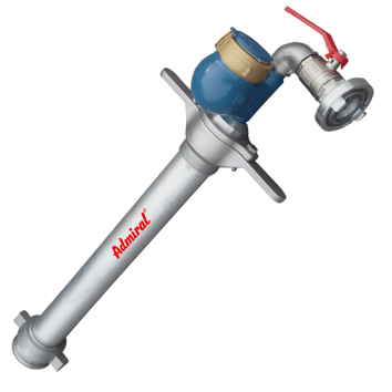 KLOTZ Standrohr mit Wasserzähler 1091av Storz C, für Unterflurhydrant DN 80, geeicht