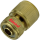 KLOTZ Steckkupplung 5010 Admi®Stick AquaStop, Messing, ohne Klemme