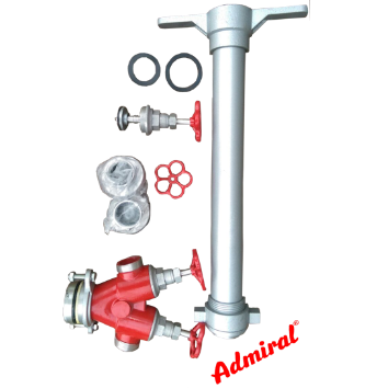 KLOTZ Standrohre Standrohr Oberteil (bv) 2" komplett o. Kupp.