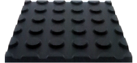 KLOTZ Knorke®Button Noppenmatte 1703 Schwarz, Ohne...