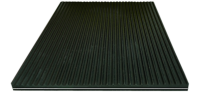 KLOTZ Knorke®Rib 1 Riefenmatte 1705 schwarz 1/E,...