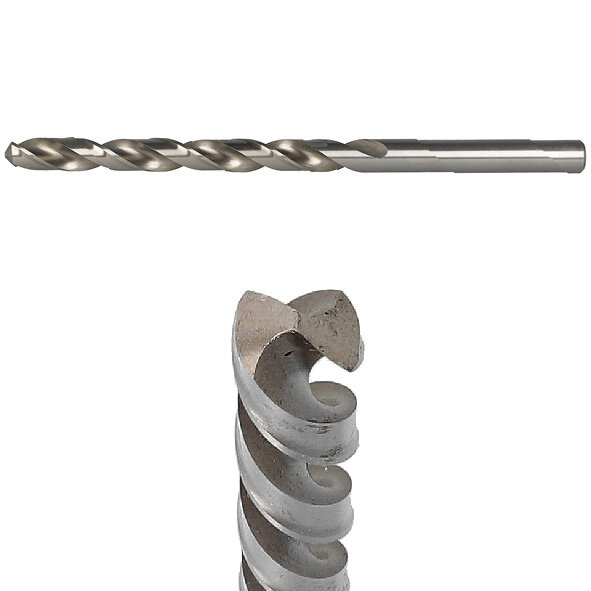 HELLER HSS-G Super-Stahlbohrer DIN 340 extra lang Rundschaft Ø 2-13mm