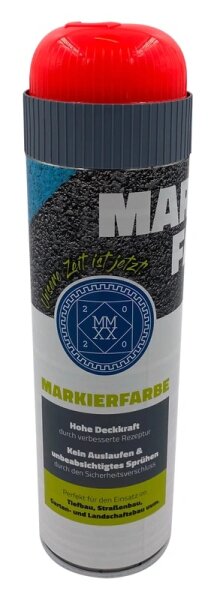 Profibau Markierfarbe BS100-50 Neon, 500 ml, für Erdoberflächen