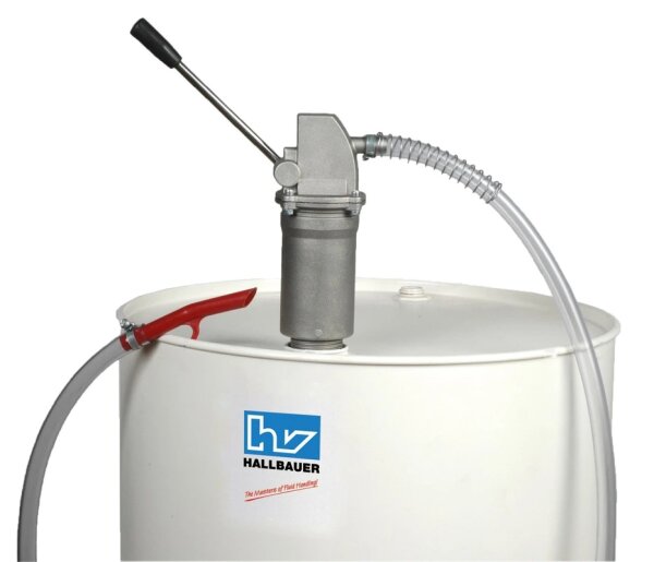 Profibau Hebel-Zylinder-Pumpe BS100-80 für 60 und 200 l Fässer, für Öl und Diesel