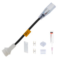 SHADA LEDS WORK Anschlusskit - 150mm 280mm 20mm - Schwarz
