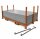40m² SET - 20x Fahrplatten 10x1000x2000mm grau + Transportgestell lackiert ohne Verbinder