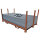 40m² SET - 20x Fahrplatten 10x1000x2000mm grau + Transportgestell lackiert mit Kunststoffverbinder