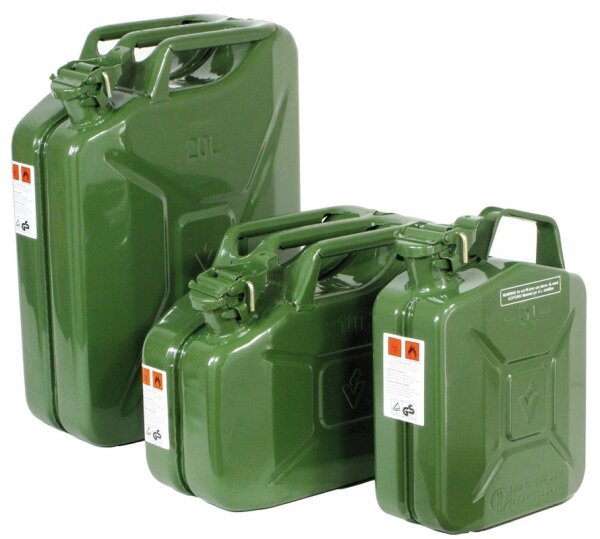 PROFIBAU Benzinkanister  5 l, 10l, 20l olivgrün, rot, gelb, blau