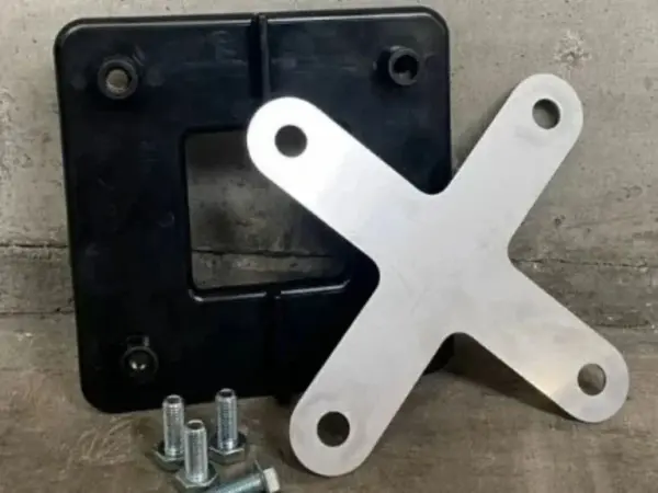Kreuz Connector Kunststoffverbinder für Bodenschutzplatten Fahrplatten