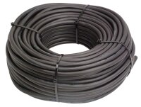 Schwere Gummischlauchleitung 50m, schwarz - AS SCHWABE