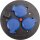Steckdoseneinsatz 3-fach blau, IP54 - AS SCHWABE