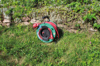 Sicherheits-Rasenmähertrommel 285mmØ grün - AS SCHWABE
