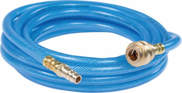 Druckluftschlauch-Garnitur 5m, 6x3mm, blau - AS SCHWABE