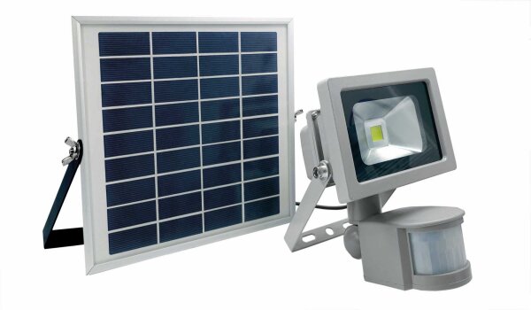 CHIP-LED-Strahler 10W mit Solarmodul Solarline - AS SCHWABE