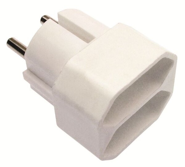Euro-Multistecker 2-fach, weiß - AS SCHWABE