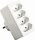 Euro-Multistecker 4-fach, weiß - AS SCHWABE