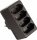 Euro-Multistecker 4-fach, schwarz - AS SCHWABE