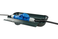 Sicherheitsbox grün, für CEE-Stecker 230V/16A - AS SCHWABE