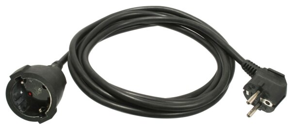 PVC-Verlängerung 3m, schwarz - AS SCHWABE