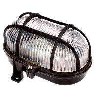 Oval-Leuchte 60W, schwarz - AS SCHWABE