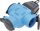3-fach Aktions-Gummiverteiler, blau - AS SCHWABE