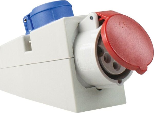 CEE Wand-Kombi-Dose 400V/16A - AS SCHWABE