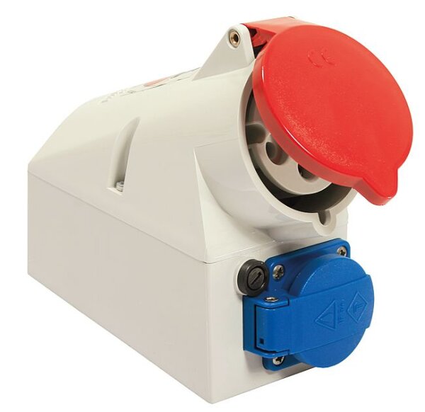 CEE Wand-Kombi-Dose 400V/32A - AS SCHWABE