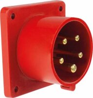 Anbaustecker 400V/32A/5polig/6h - AS SCHWABE