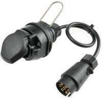 Caravan Adapterkabel 0,6m, schwarz - AS SCHWABE